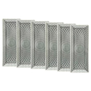 HANAMI Teller 6er-Set - Keramik - Grau