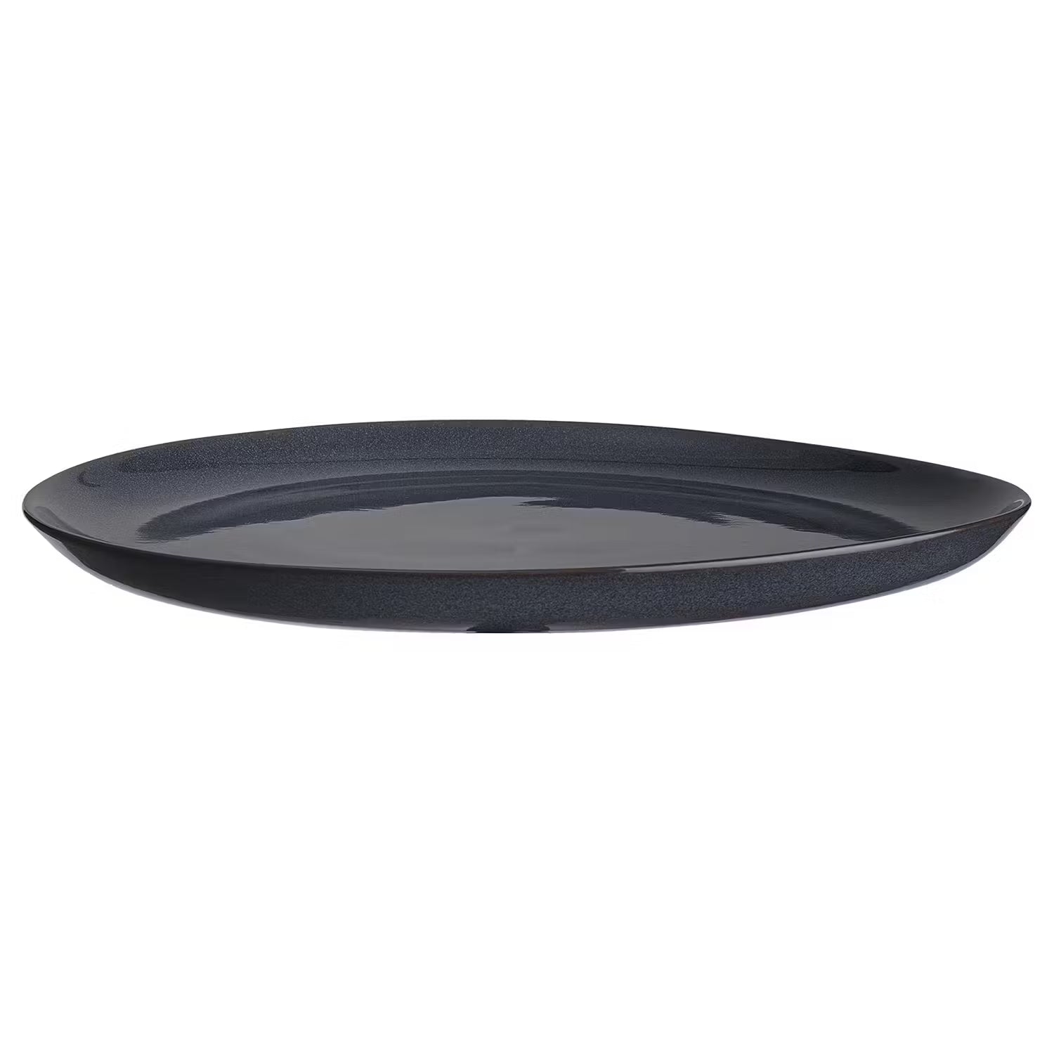 NATIVE Dinnerteller 4er-Set - Keramik - Dunkelblau - Dunkelblau