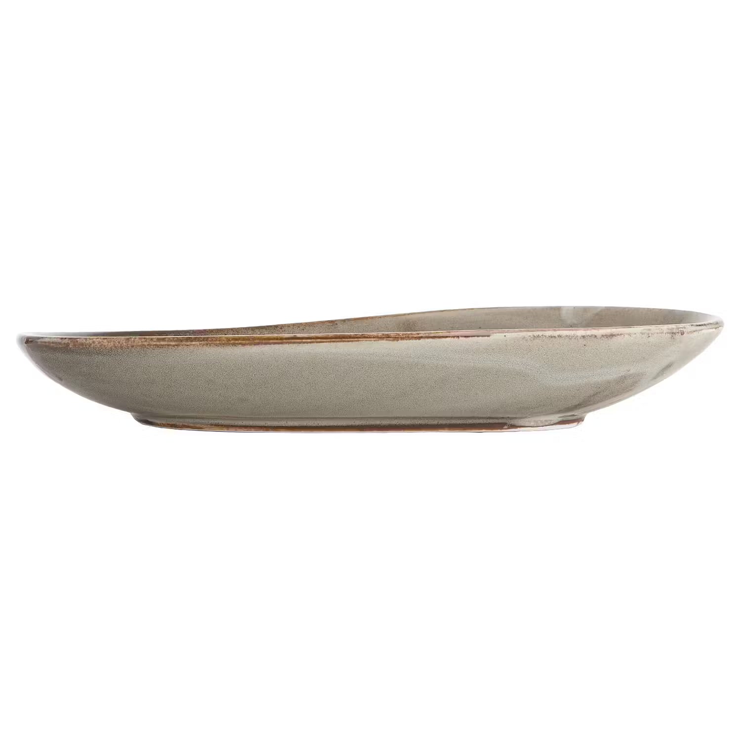 JAPANDI Frühstücksteller 4er-Set - Porzellan - Beige - Beige