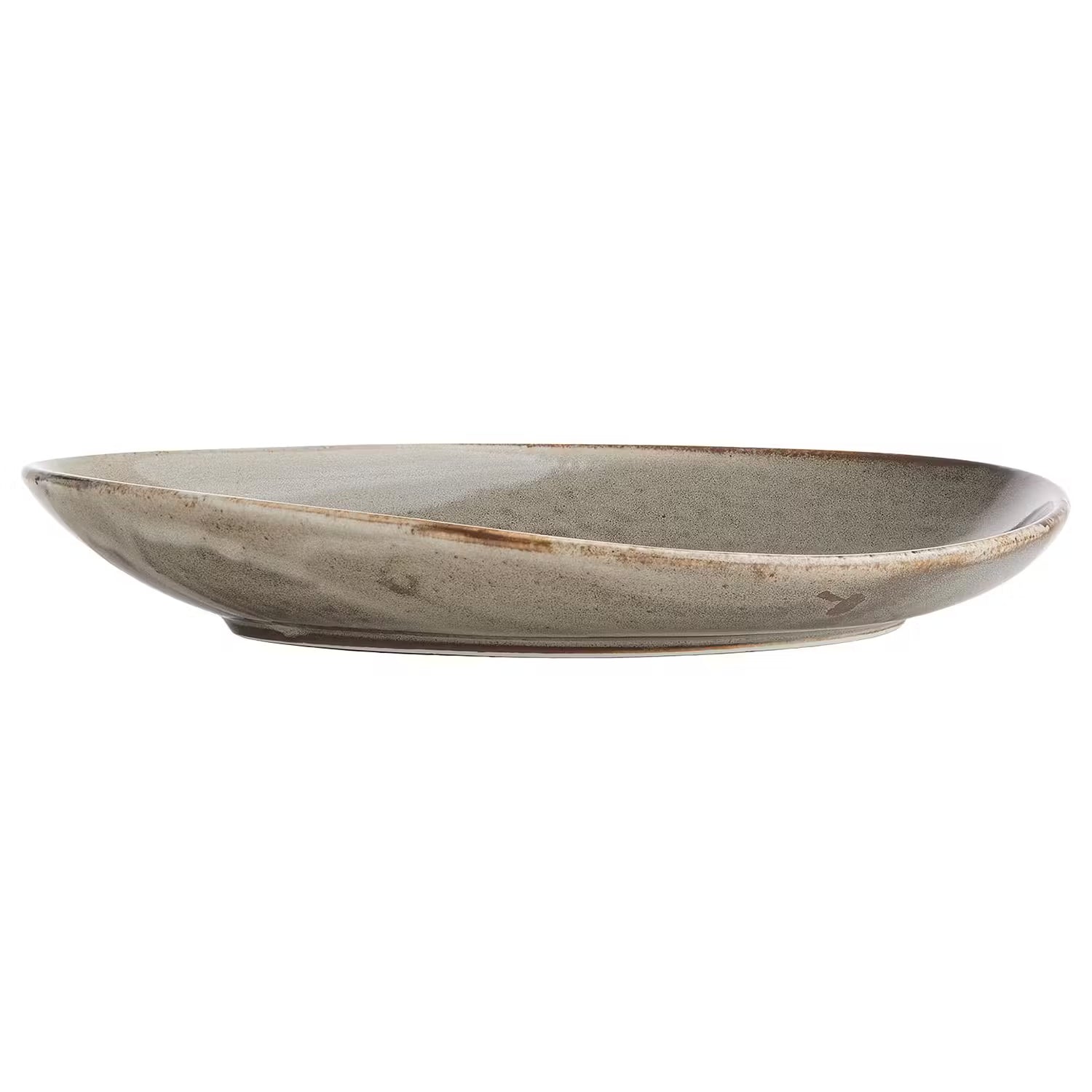JAPANDI Frühstücksteller 4er-Set - Porzellan - Beige - Beige