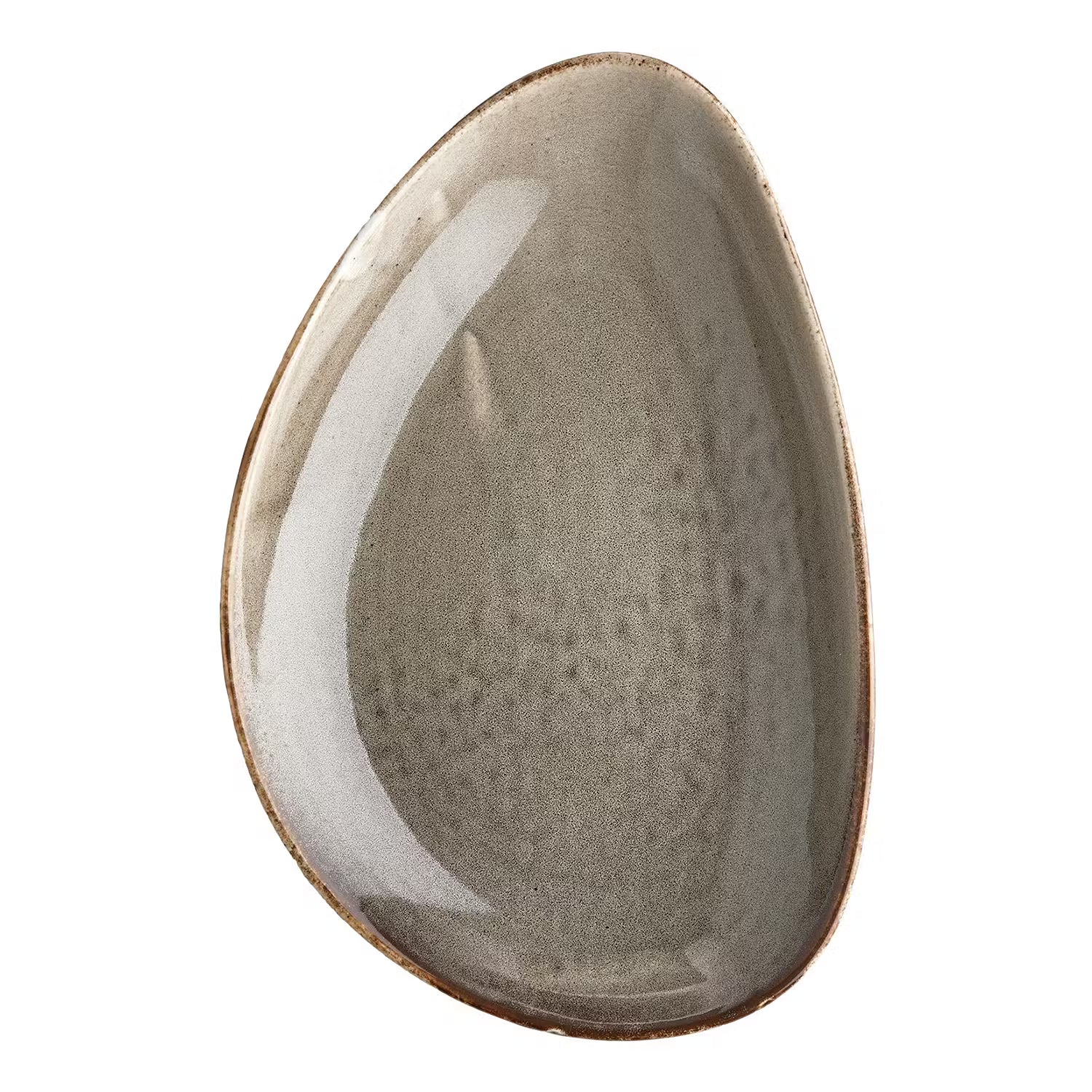 JAPANDI Frühstücksteller 4er-Set - Porzellan - Beige - Beige