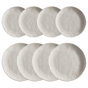 FLEUR Teller 8er-Set - Keramik - Beige