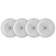 FLEUR Frühstücksteller 4er-Set - Keramik - Beige
