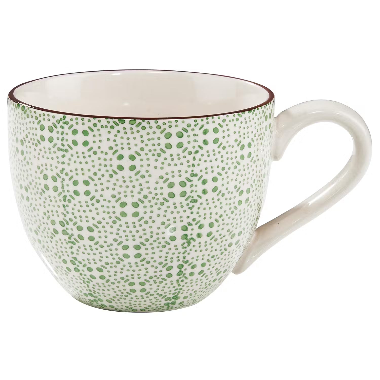 RETRO Tasse 4er-Set - Porzellan - Rot / Orange / Grün / Blau