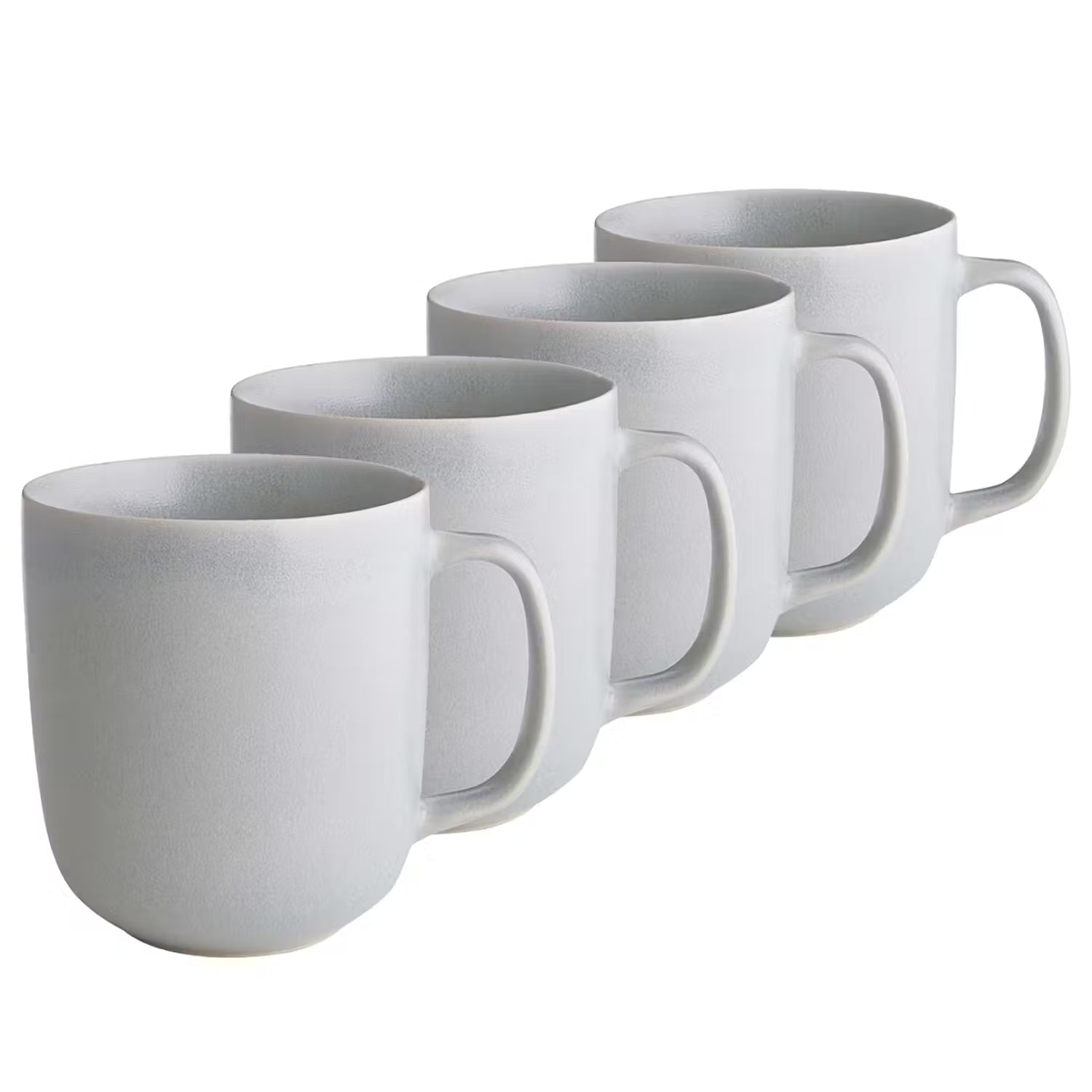 CASA NOVA Tasse 4er-Set - Steinzeug - Grau