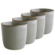 NATIVE Espressotasse 4-Set - Keramik - Grau