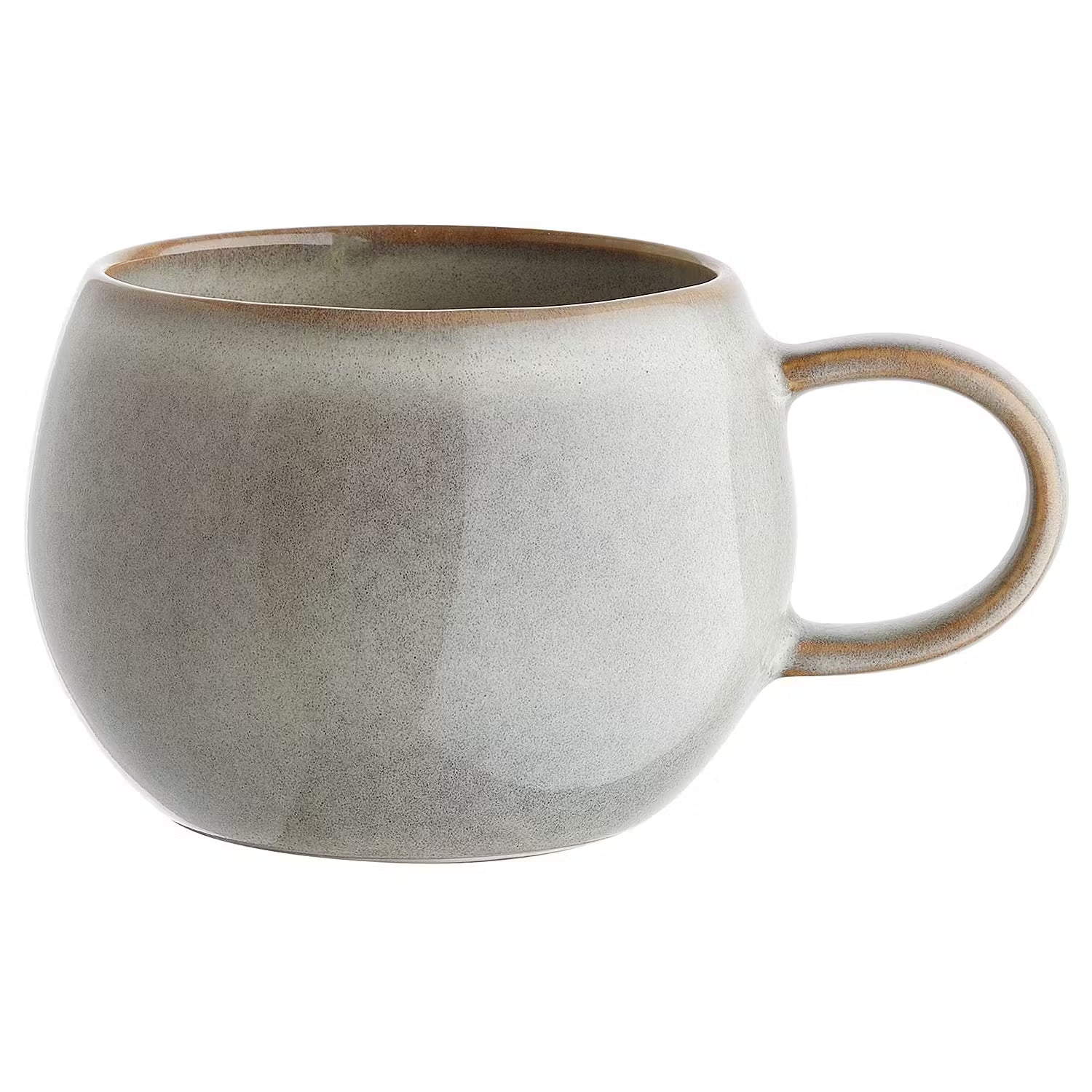 COTTAGE Tasse 4er-Set - Steinzeug - Grau