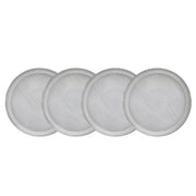 HENLEY Teller 4er-Set - Steinzeug - Durchmesser: 22 cm