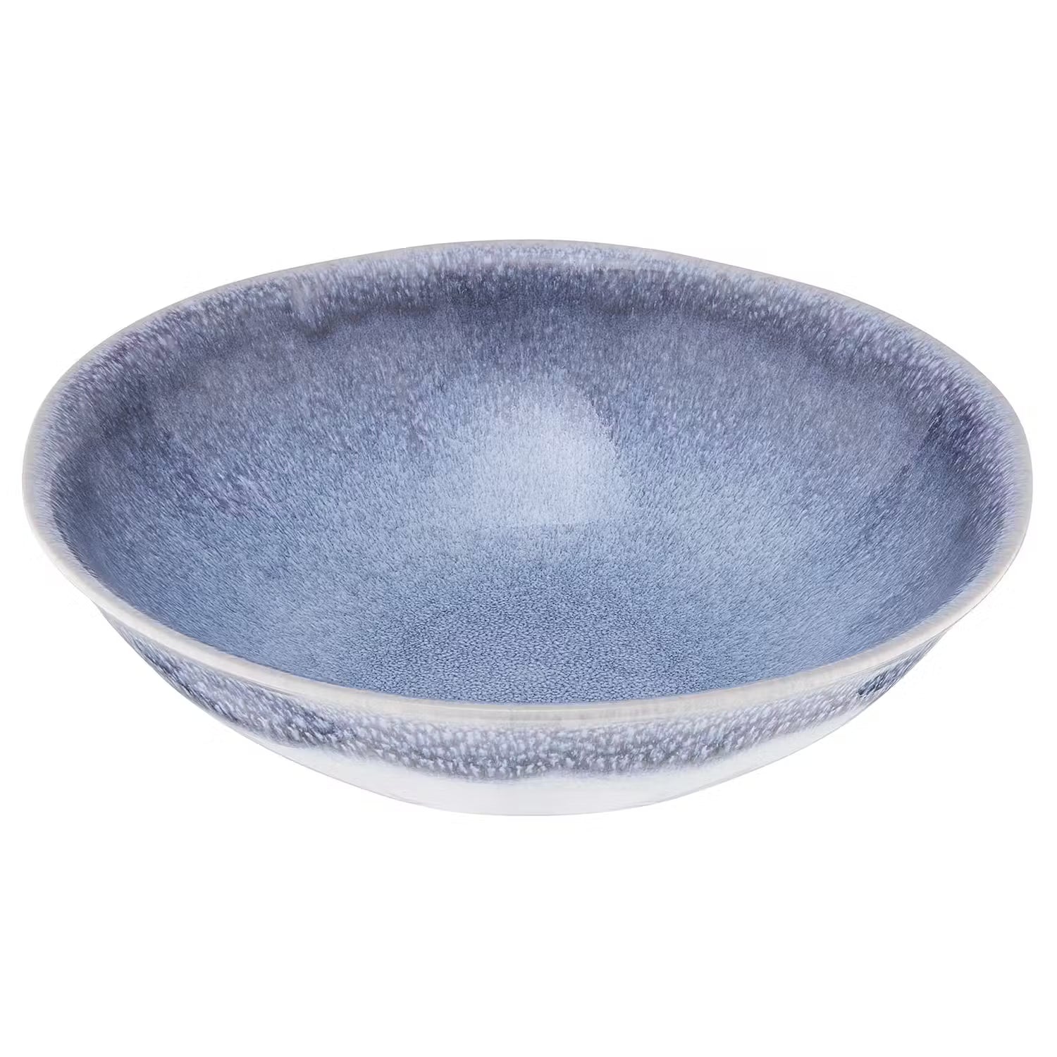 ATLANTIS Schale 4er-Set - Steinzeug - Weiß / Blau - Weiß / Blau