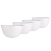 NATIVE Schale 4er-Set - Steinzeug - Weiß