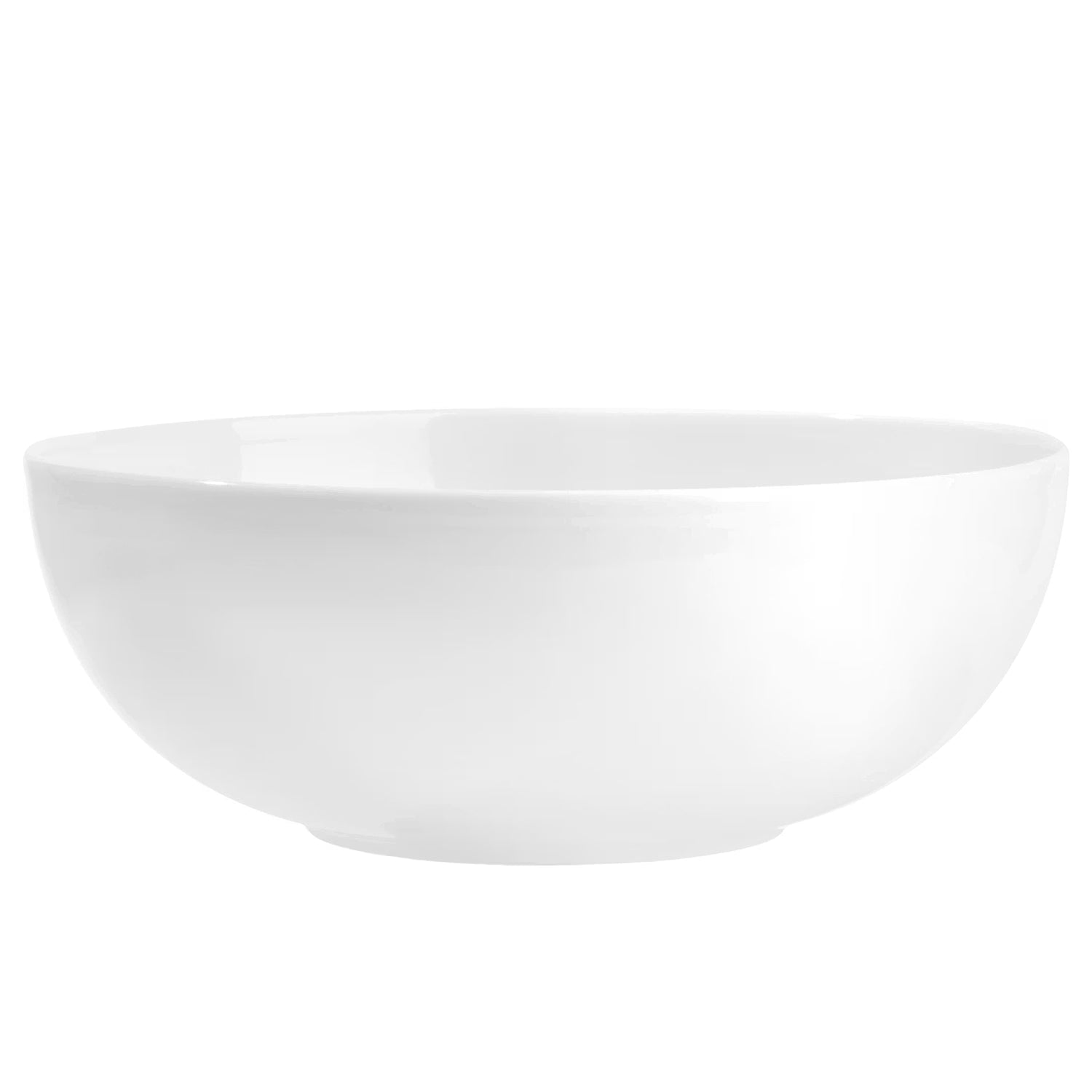 PURO Salatschale - Qualitätsporzellan - Weiß - Durchmesser: 30 cm
