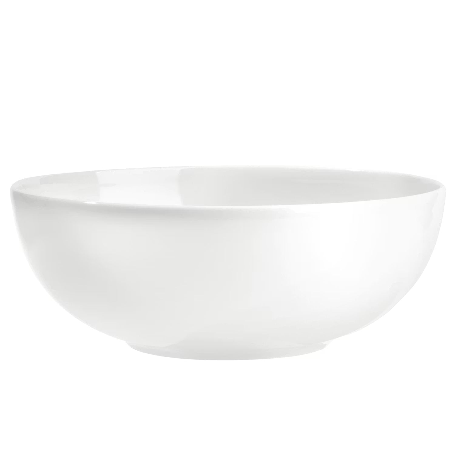 PURO Salatschale - Qualitätsporzellan - Weiß - Durchmesser: 25 cm