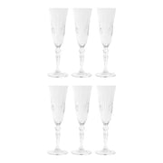 CRYSTAL CLUB Champagnerglas 6er-Set - Kristallglas - Transparent