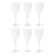 CRYSTAL CLUB Weißweinglas 6er-Set - Kristallglas - Transparent