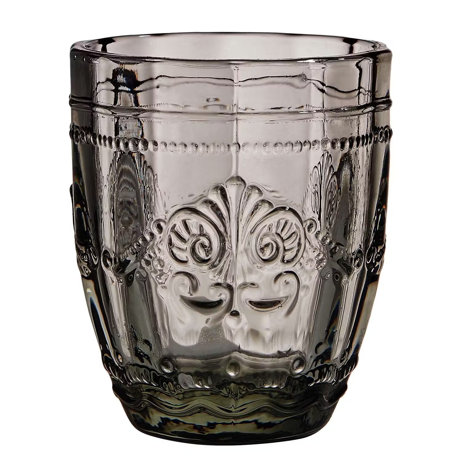 VICTORIAN Trinkglas 6er-Set - Farbglas - Schwarz