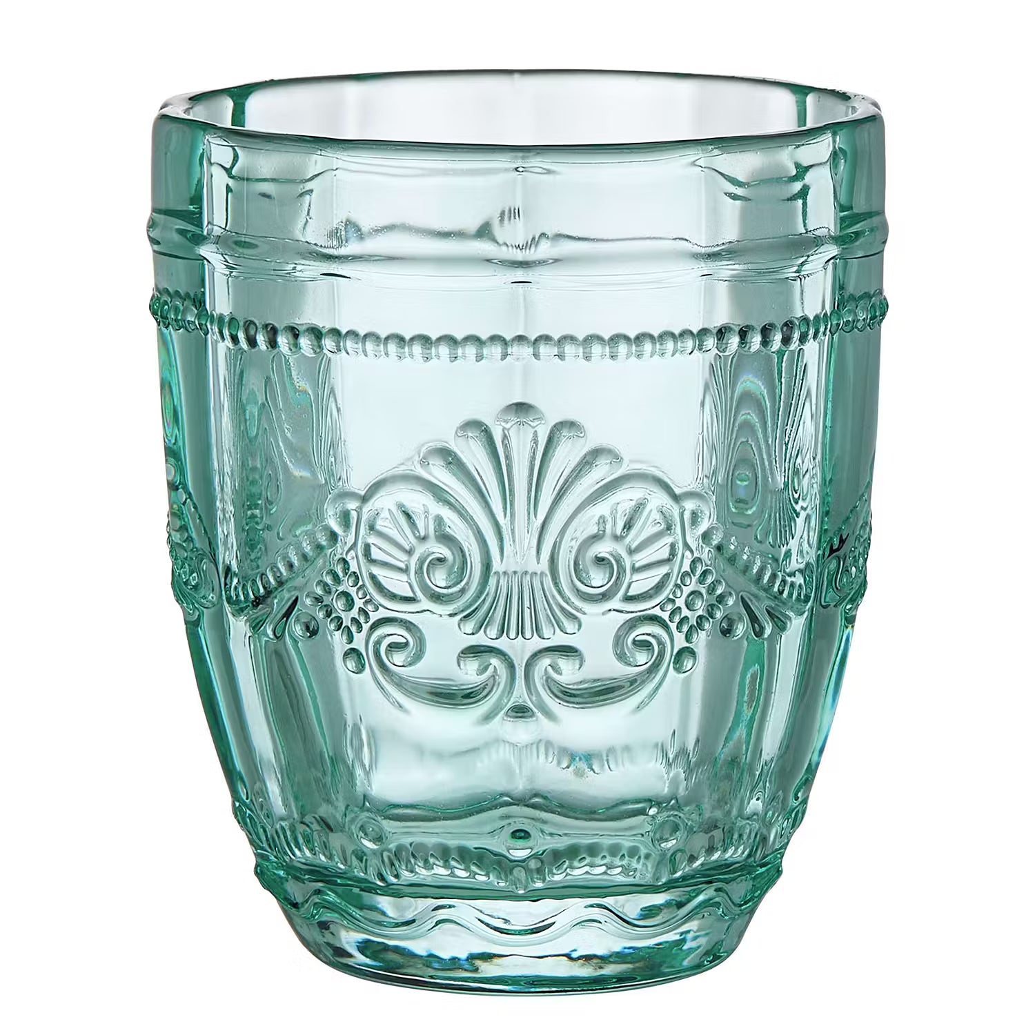 VICTORIAN Trinkglas 6er-Set - Farbglas - Grün