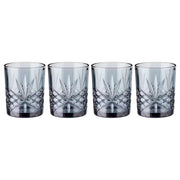 CRYSTAL CLUB Wasserglas 4er-Set - Farbglas - Dunkelgrau