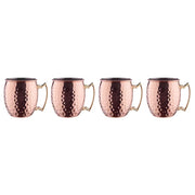 MOSCOW MULE Becher 4er-Set - Edelstahl - Roségold