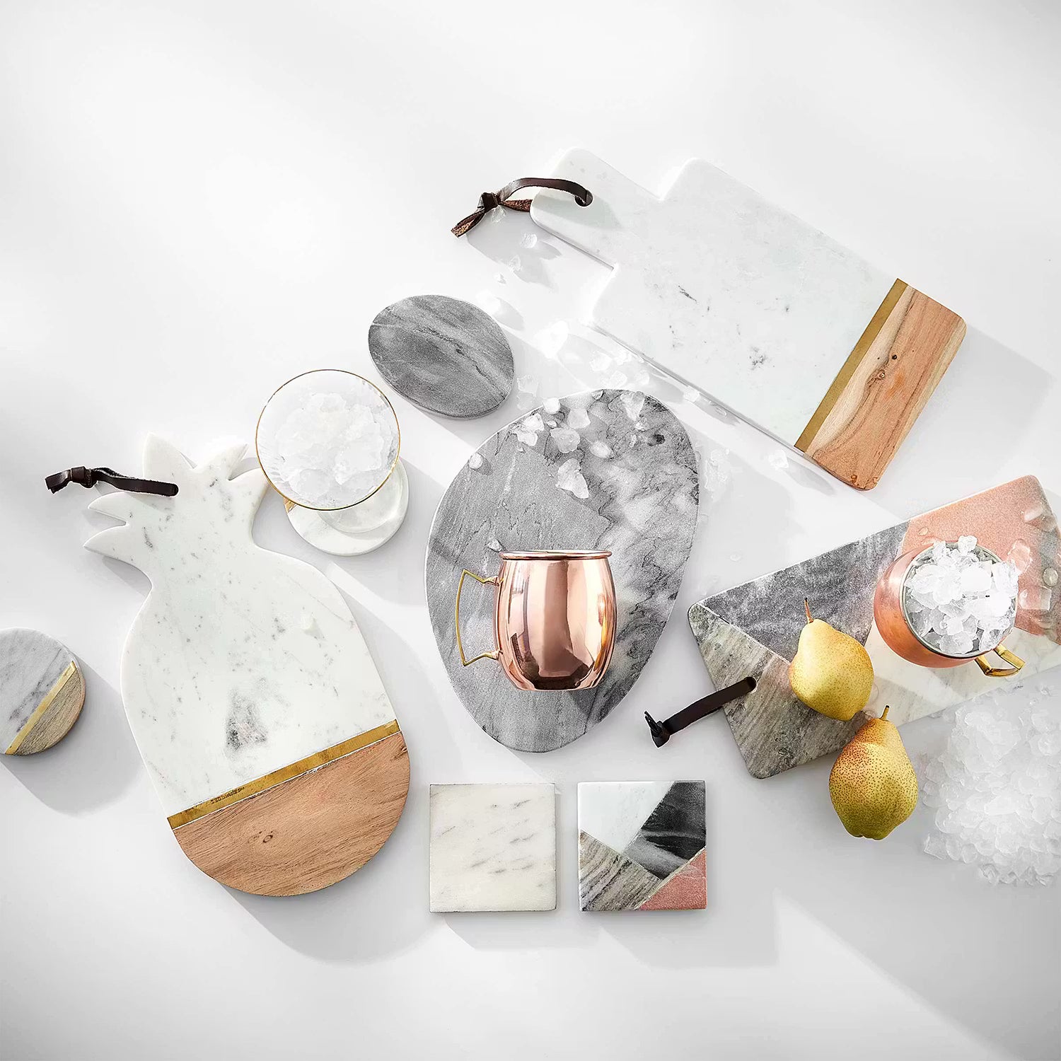 MOSCOW MULE Becher 4er-Set - Edelstahl - Roségold