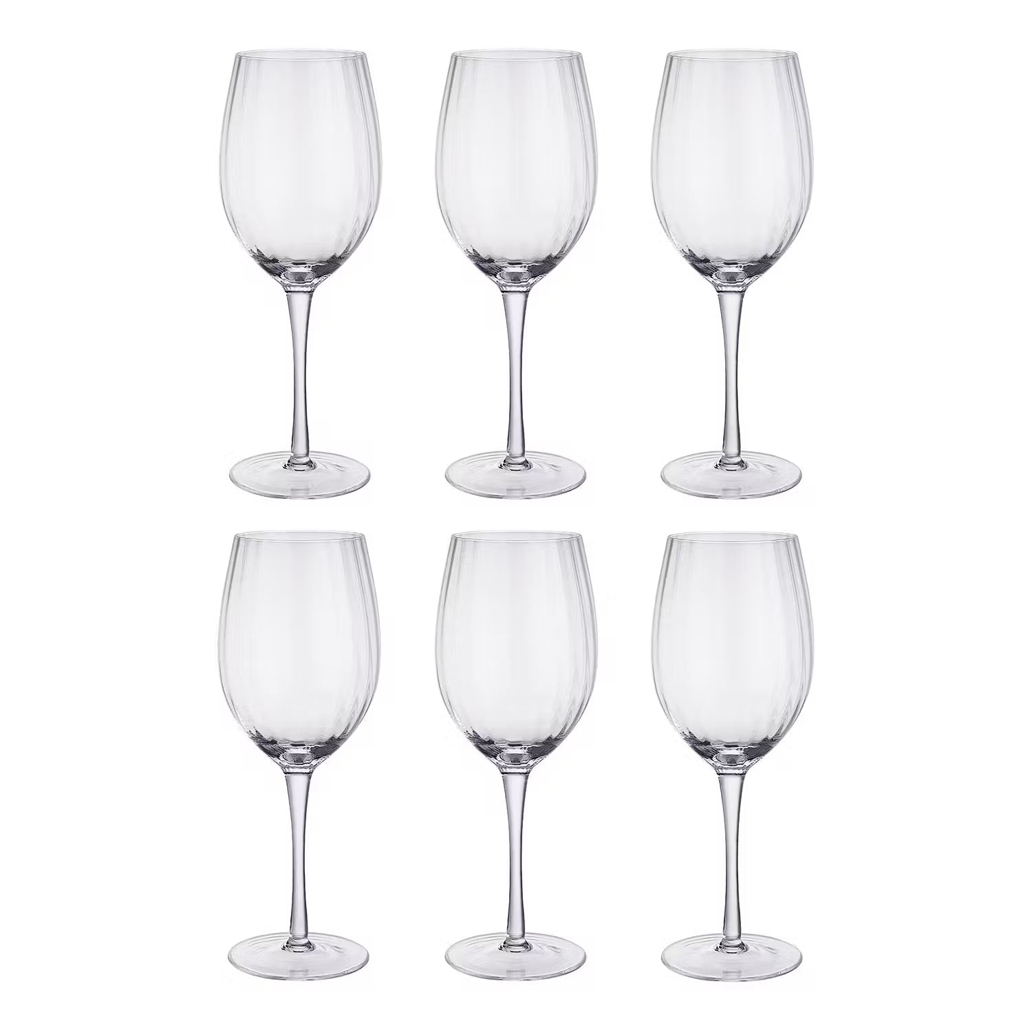 MODERN TIMES Rotweinglas 6er-Set - Klarglas - Transparent