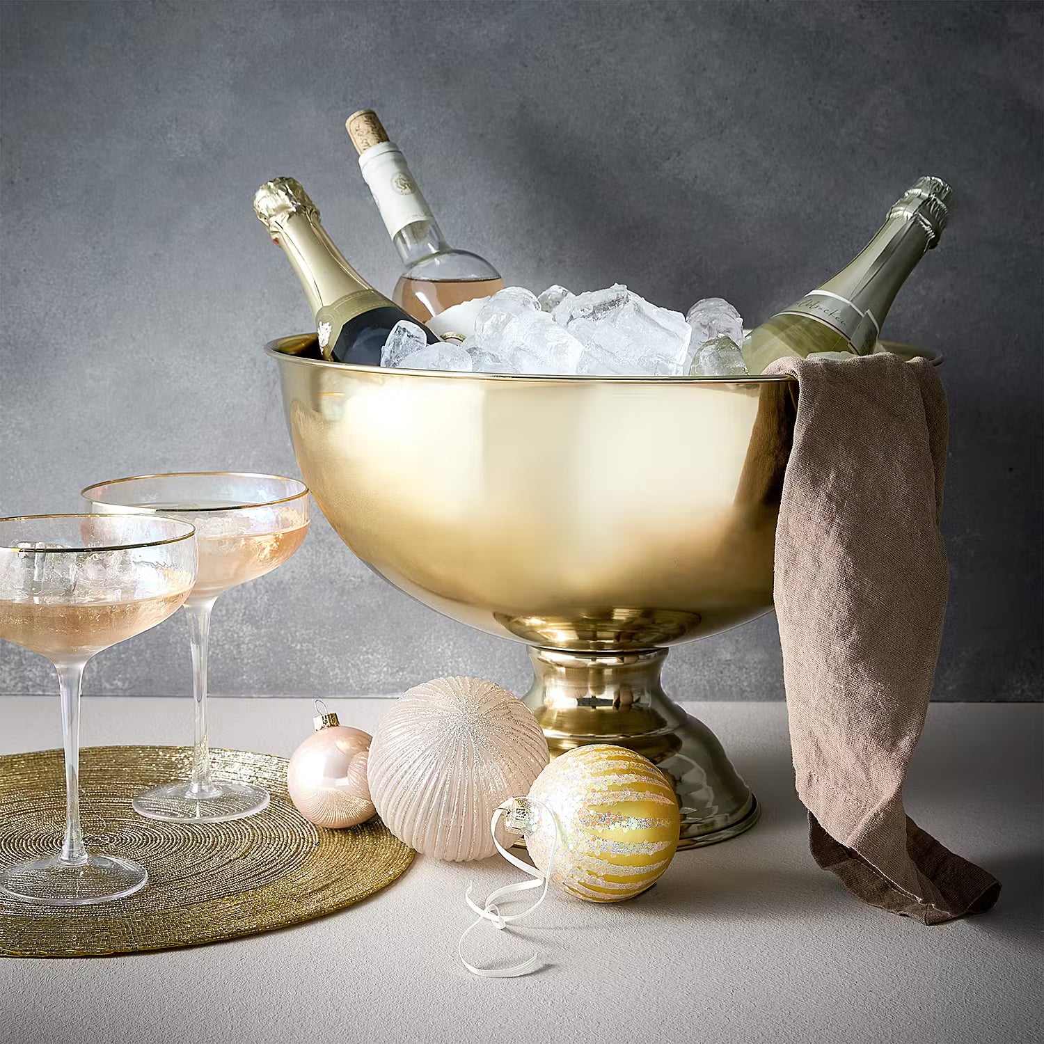 SMERALDA Champagnerschale 6er-Set - Klarglas - Transparent