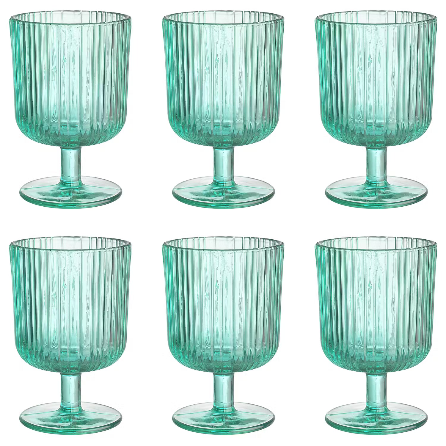 CHELSEA Weinglas 6er-Set - Farbglas - Mint