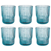 CHELSEA Wasserglas-Set - Farbglas - Türkis