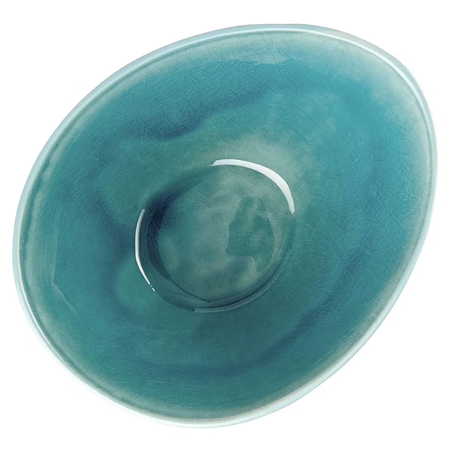 DE LA ROYA Geschirr-Set 12-tlg. - Keramik - Blau - Blau