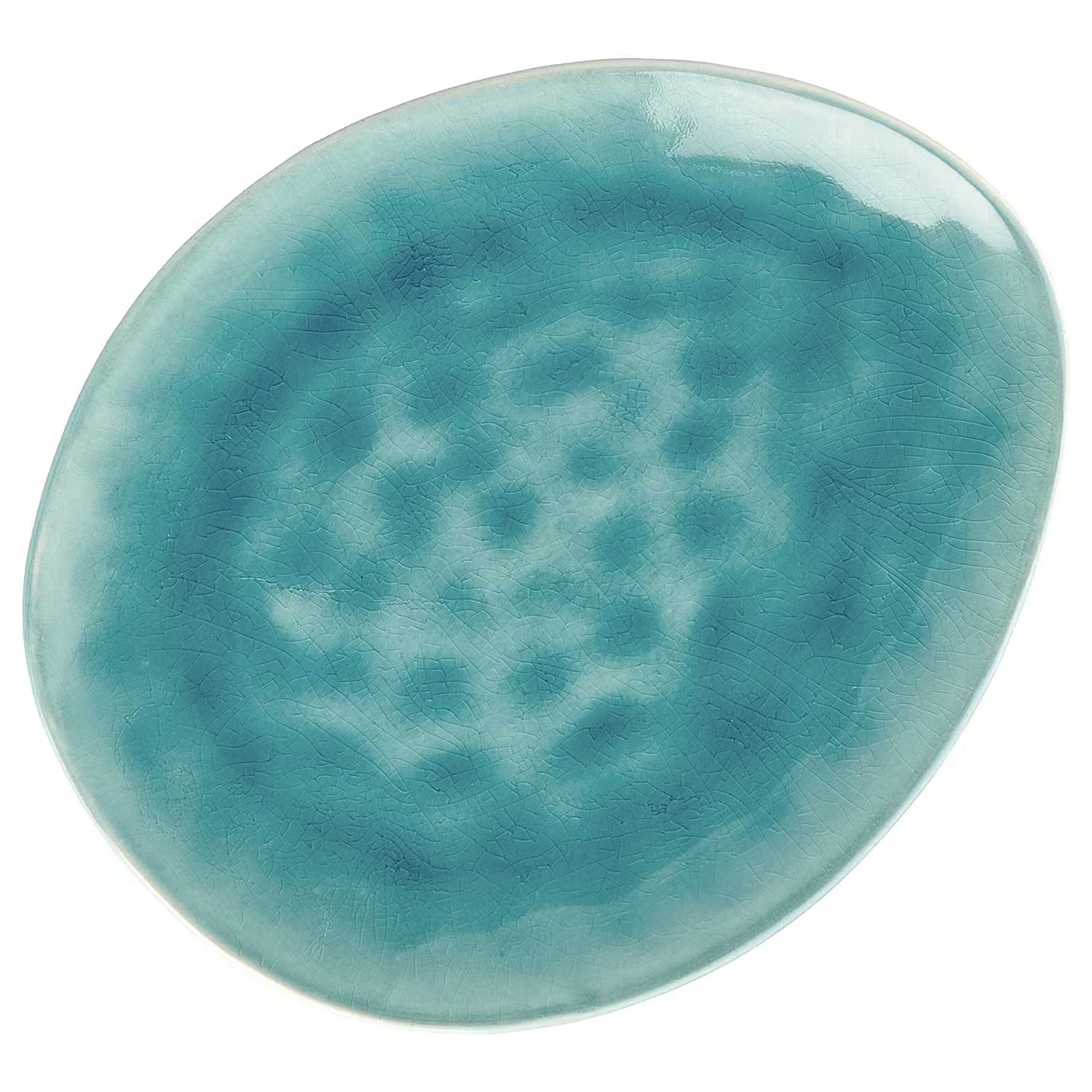 DE LA ROYA Geschirr-Set 12-tlg. - Keramik - Blau - Blau