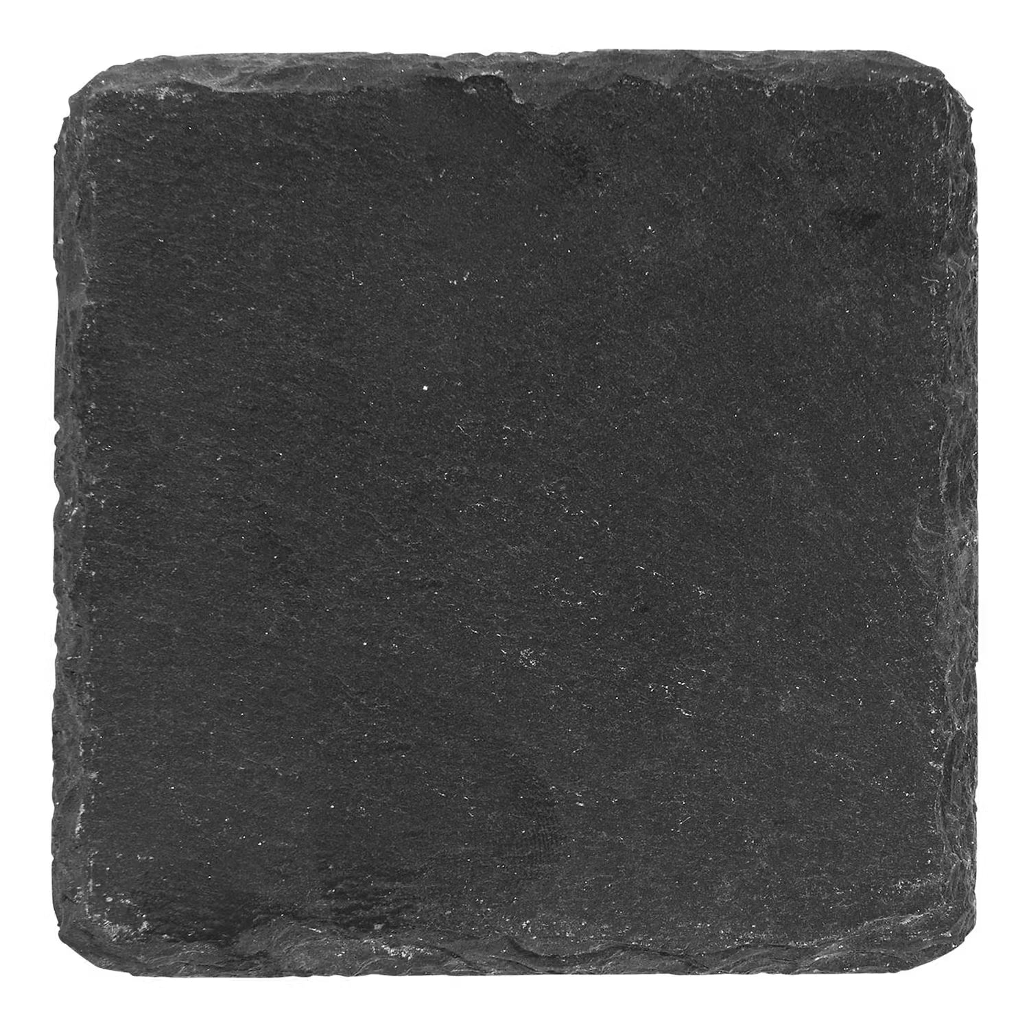 PLATEAU Untersetzer 4er-Set - Schiefer - Schwarz