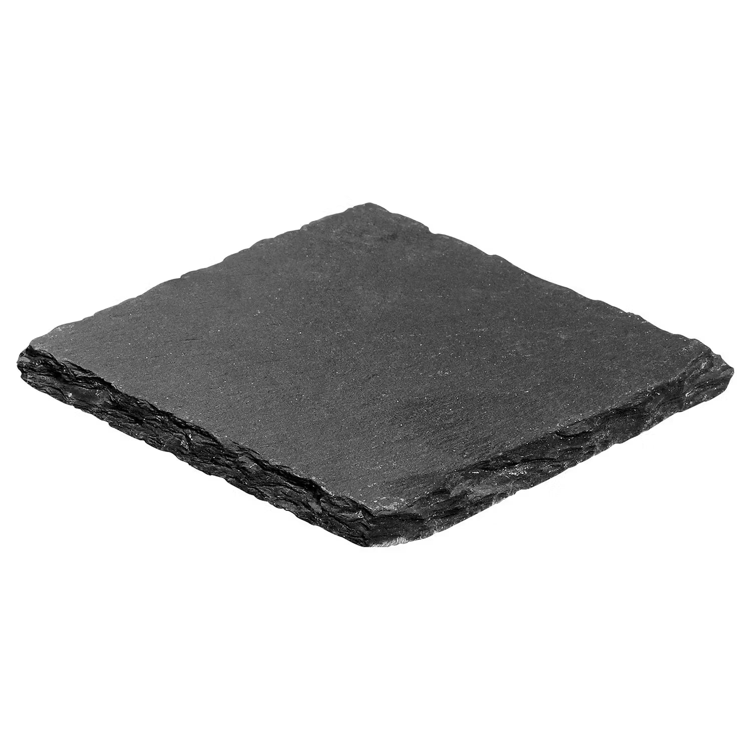 PLATEAU Untersetzer 4er-Set - Schiefer - Schwarz