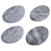 MARBLE Untersetzer 4er-Set - Marmor - Grau