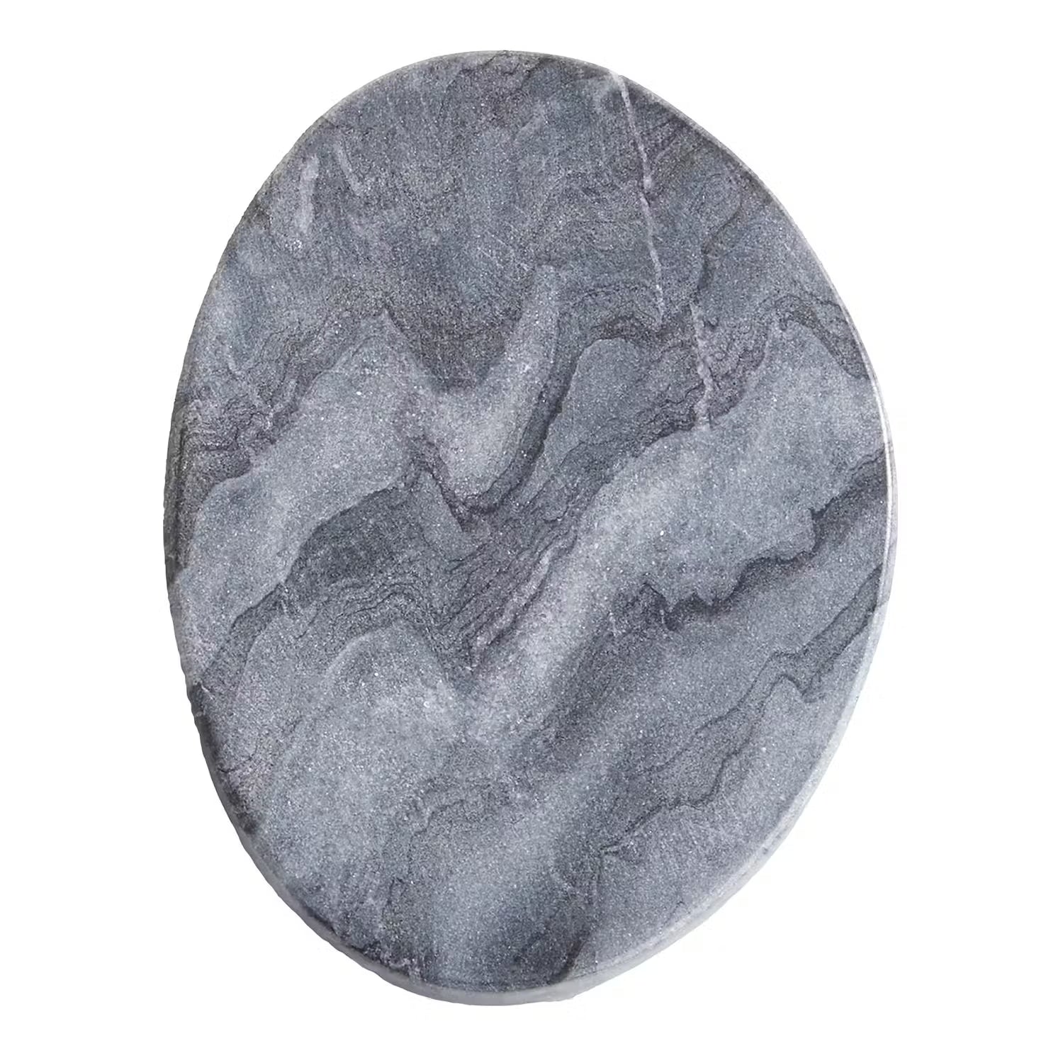 MARBLE Untersetzer 4er-Set - Marmor - Grau