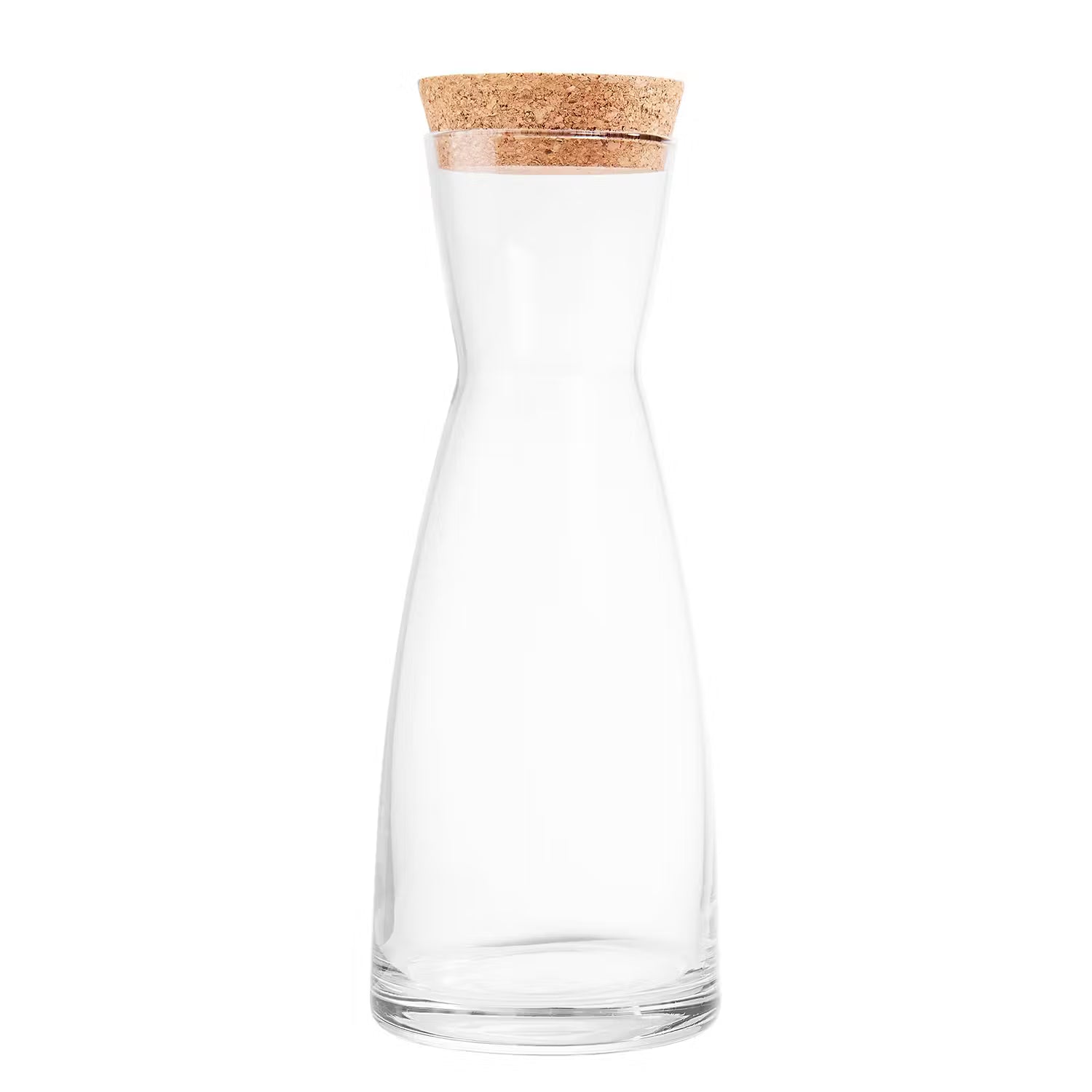 CORK UP Karaffe mit Korkdeckel - Klarglas / Kork - Transparent