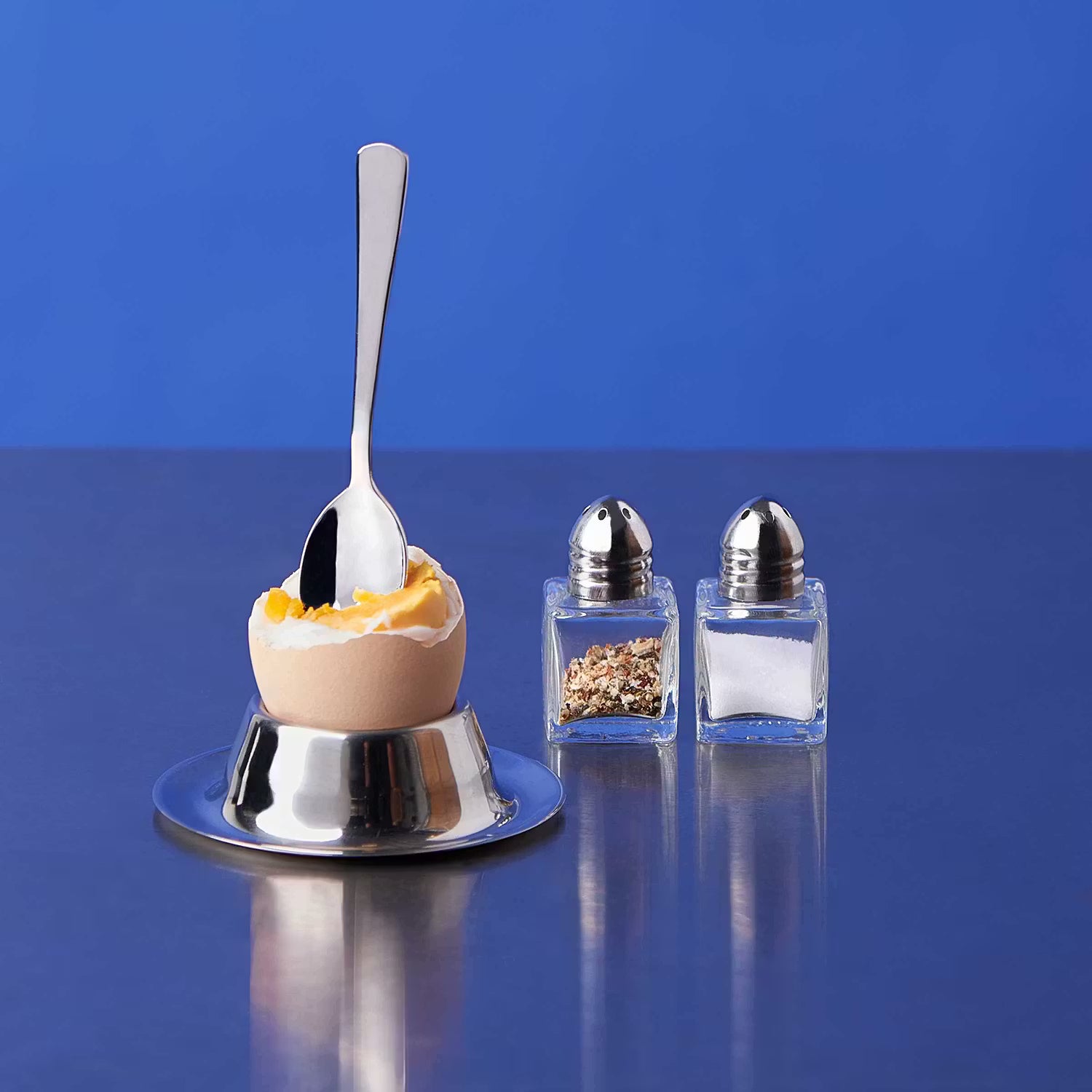 VINCENT Salz- & Pfefferstreuer 2er-Set - Klarglas / Edelstahl - Transparent