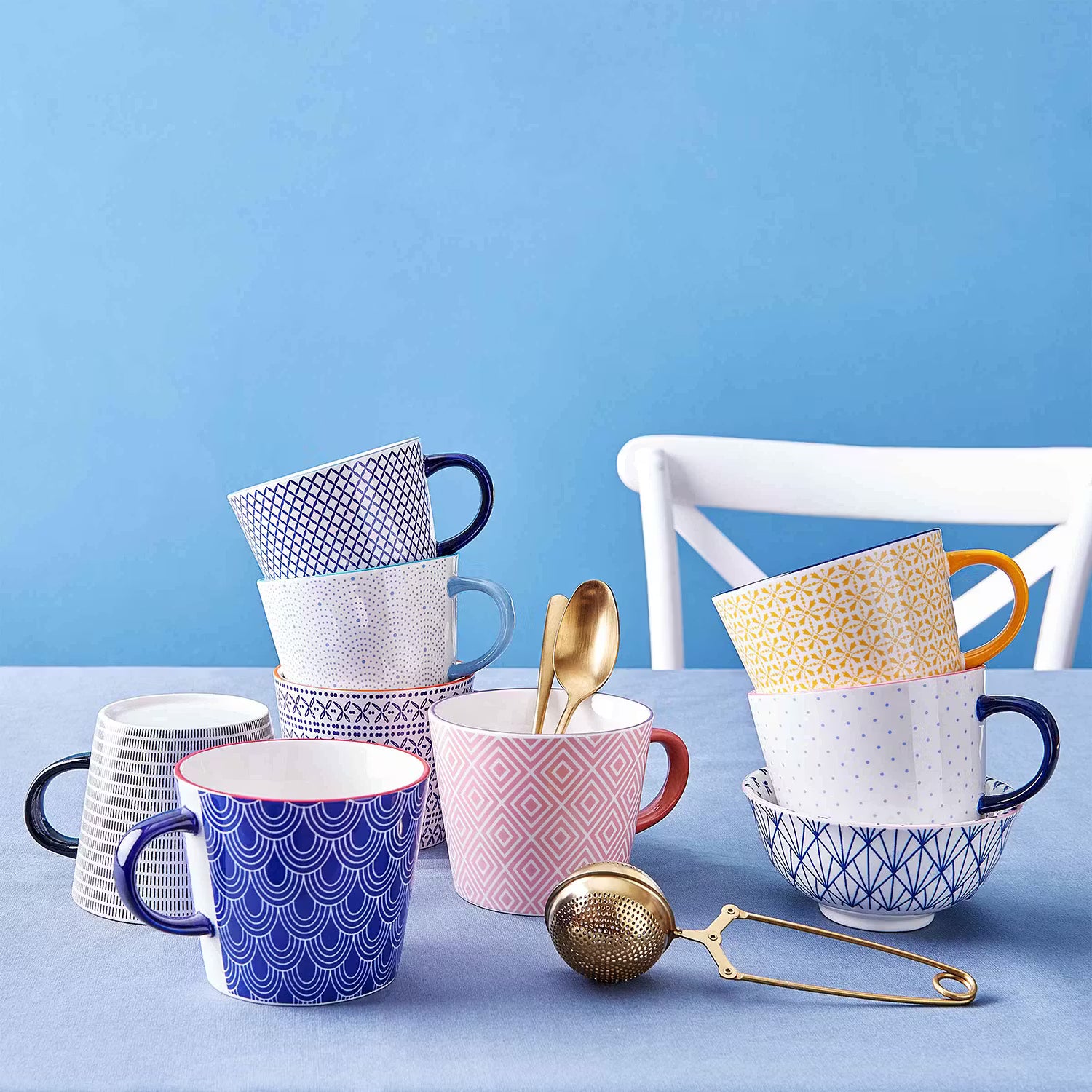 TEA PARTY Teezange - Edelstahl - Gold