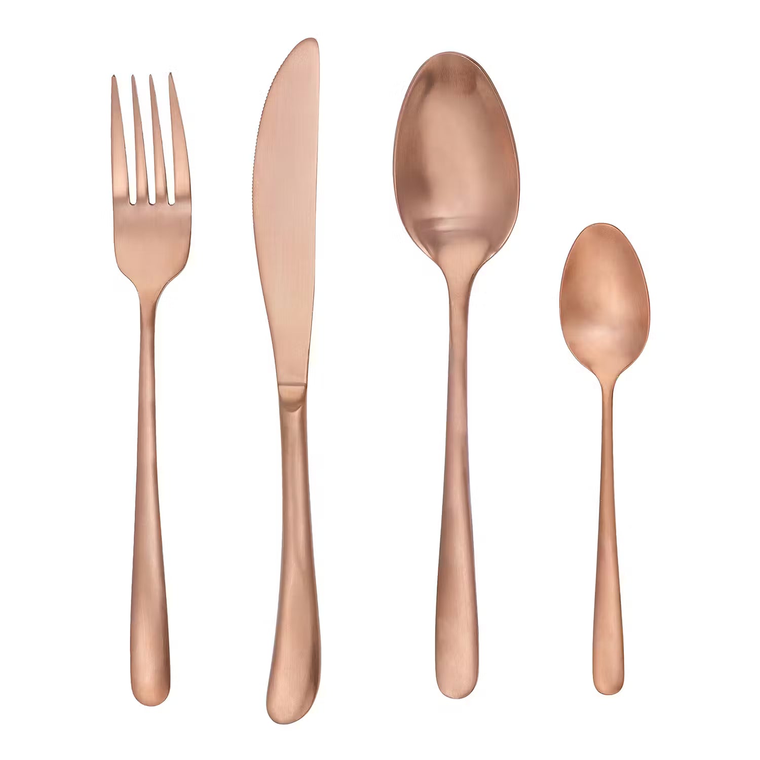 KINGS Besteck-Set 16-tlg. - Edelstahl - Roségold