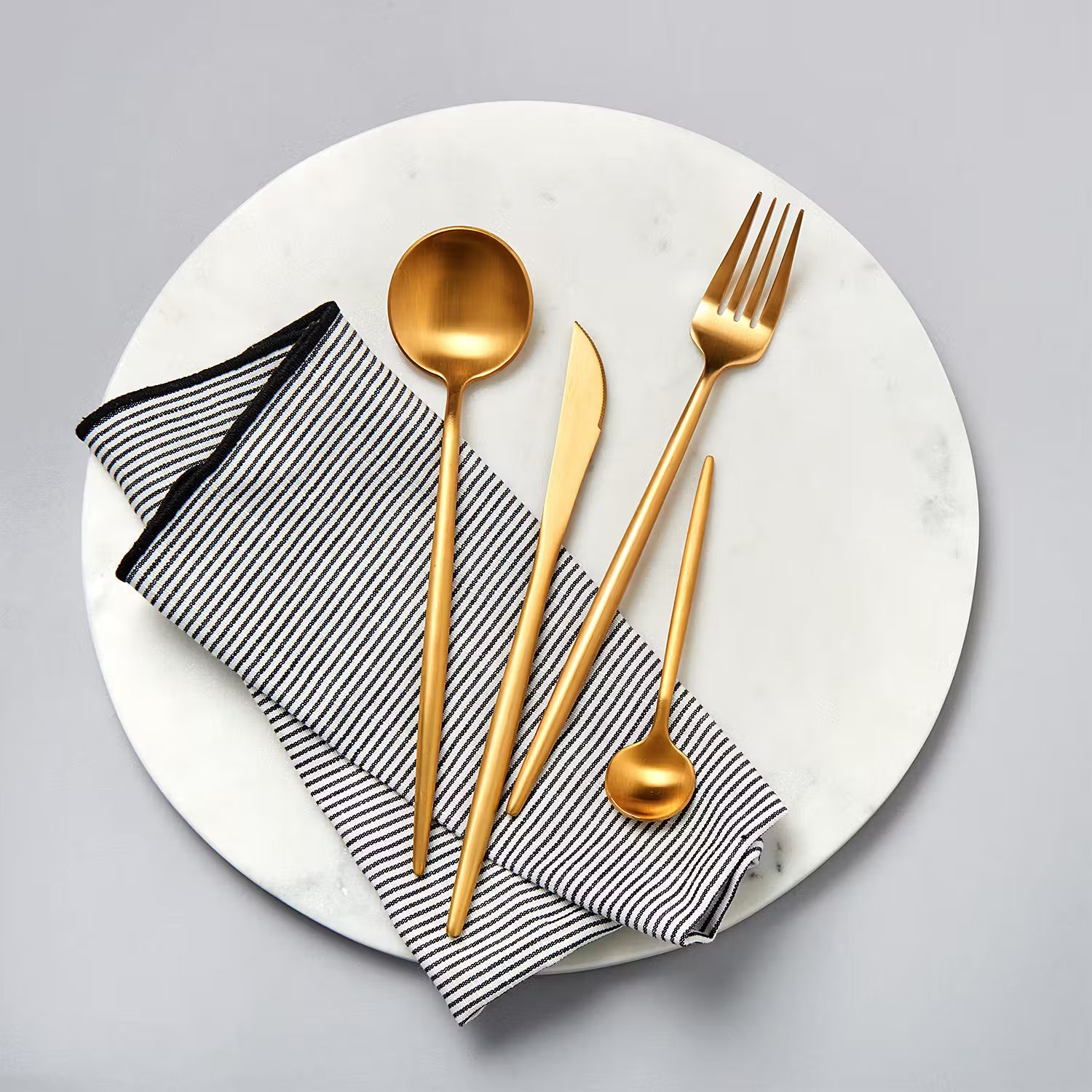 STILETTO Besteck-Set 16-tlg. - Edelstahl - Gold
