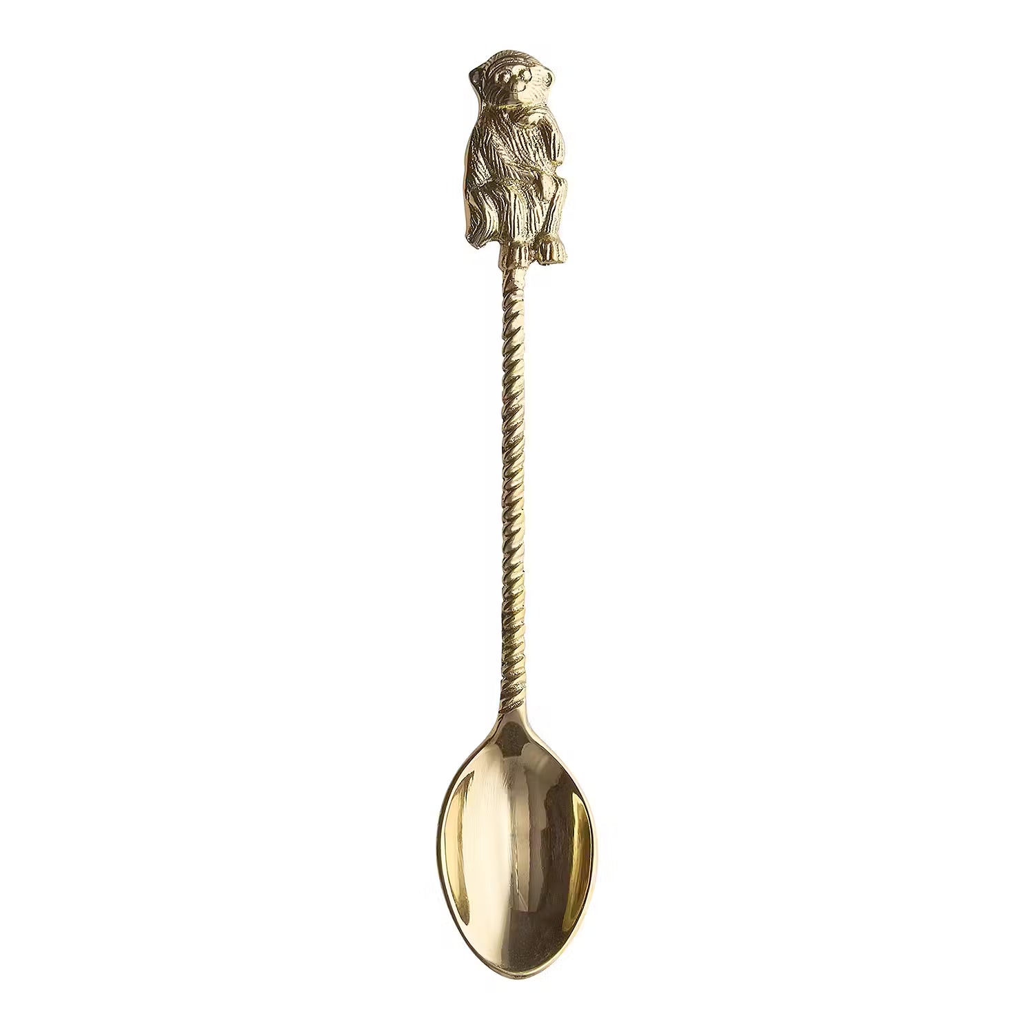 GOLDEN NATURE Löffel 4er-Set - Messing - Gold