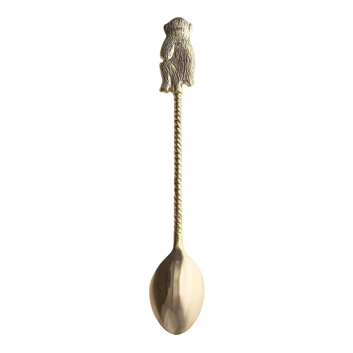 GOLDEN NATURE Löffel 4er-Set - Messing - Gold