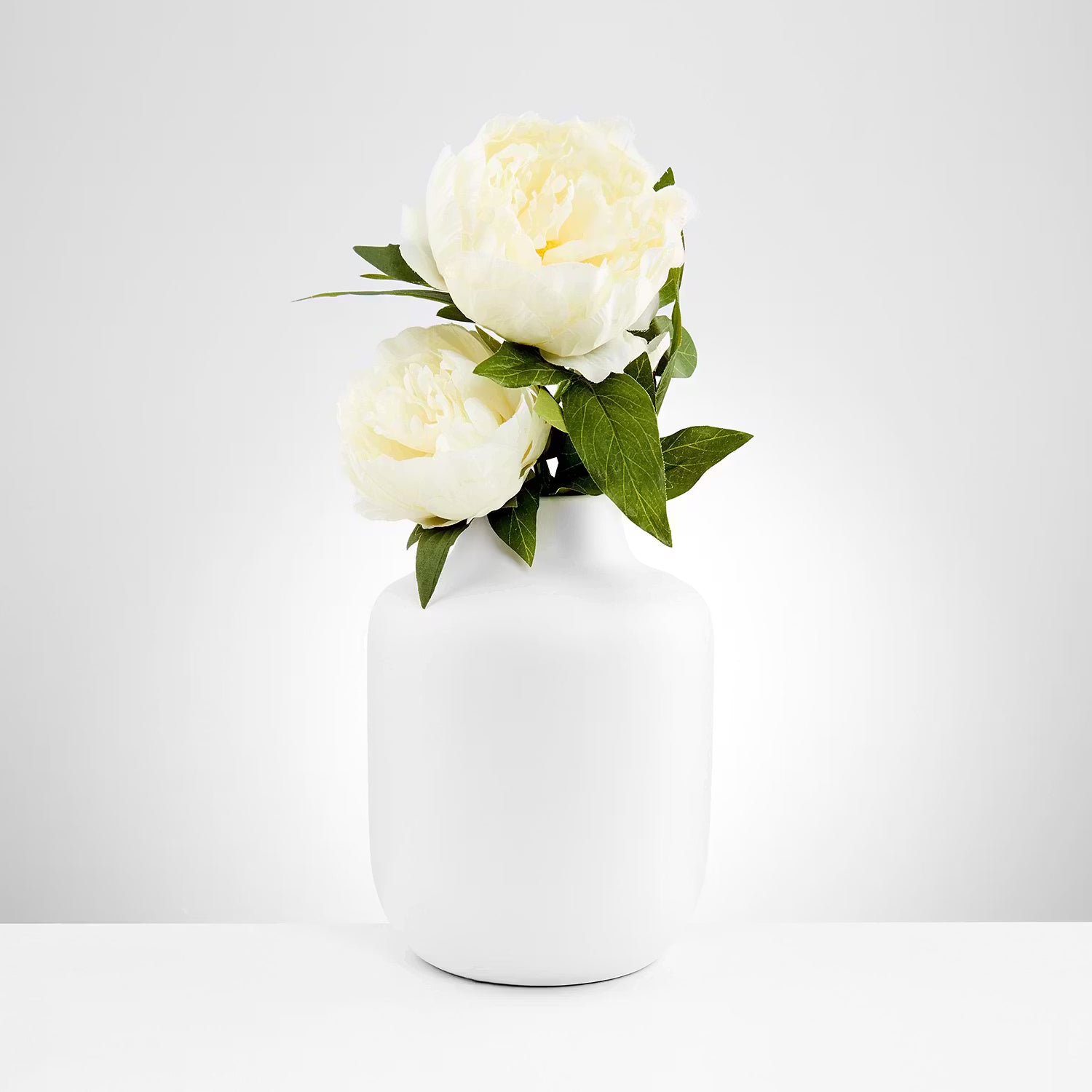 BELLE BLANC Vase - Porzellan - Weiß