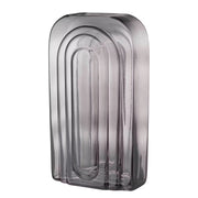 RAINBOW Vase - Farbglas - Anthrazit