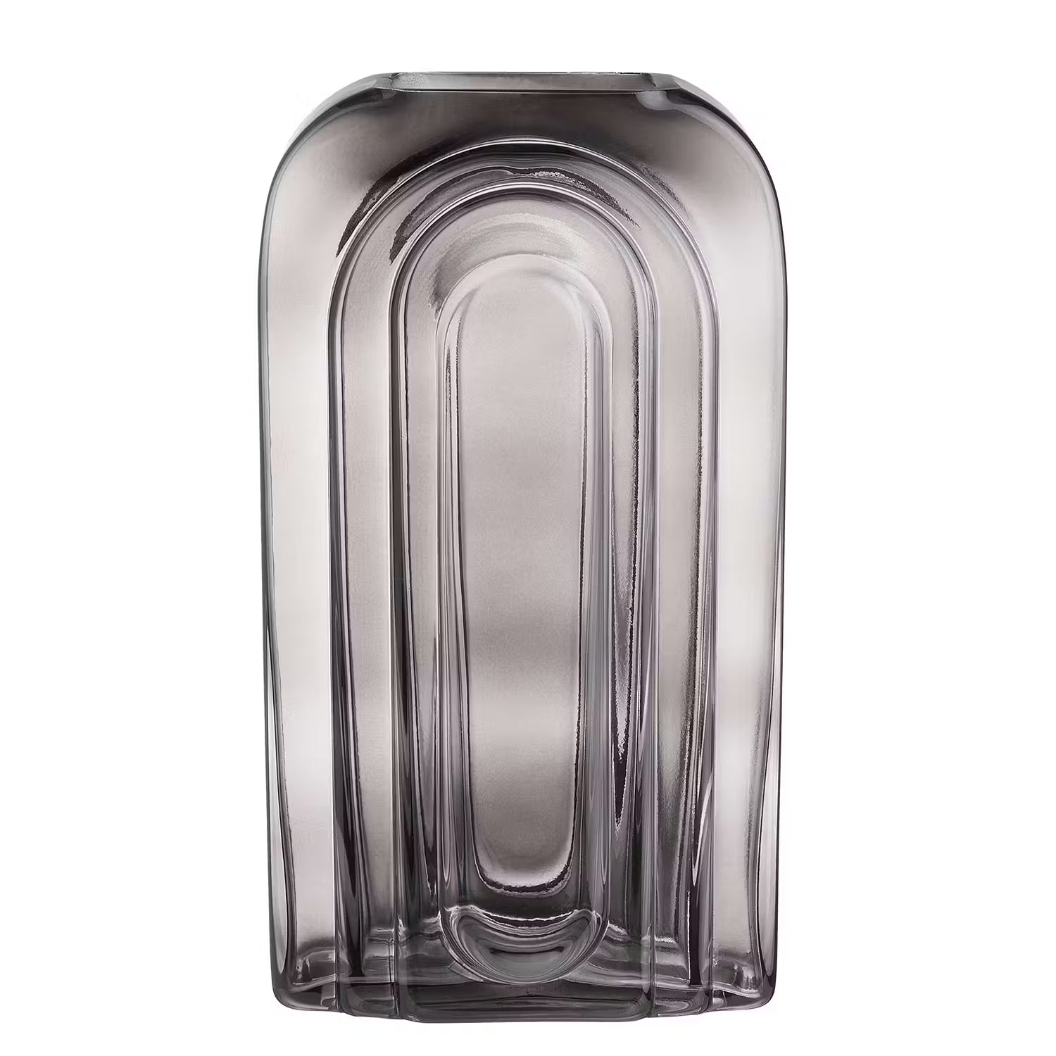 RAINBOW Vase - Farbglas - Anthrazit