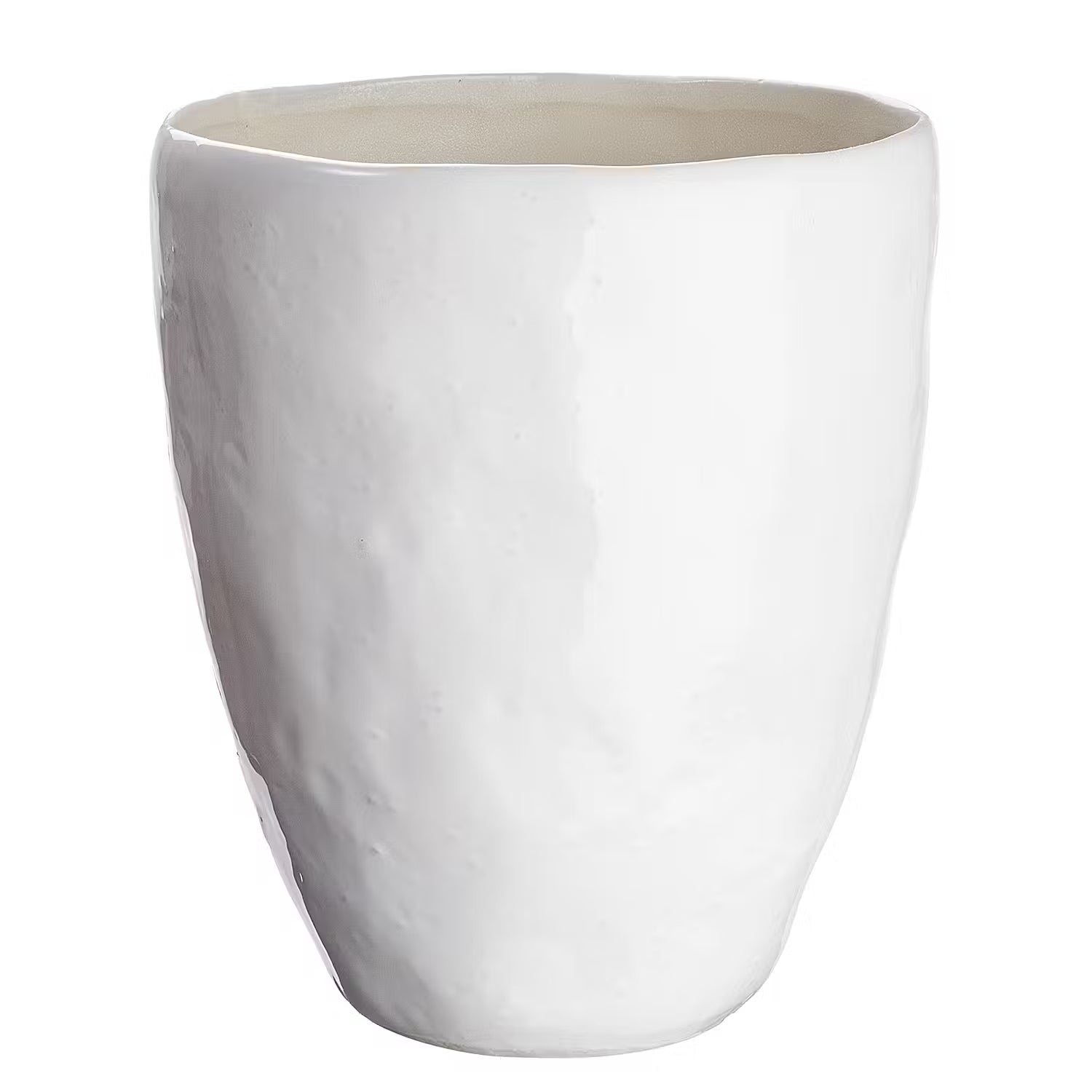 BRIDGET Vase - Keramik - Weiß