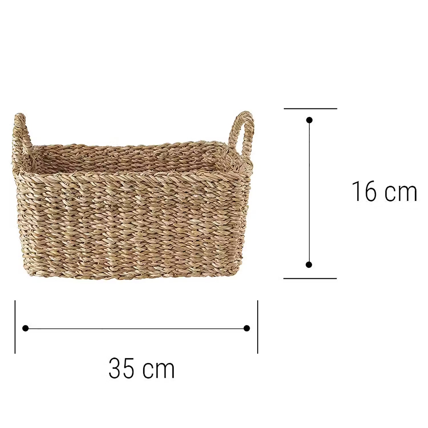 ERLA Korb - Typha - Natur - 28 x 16 cm