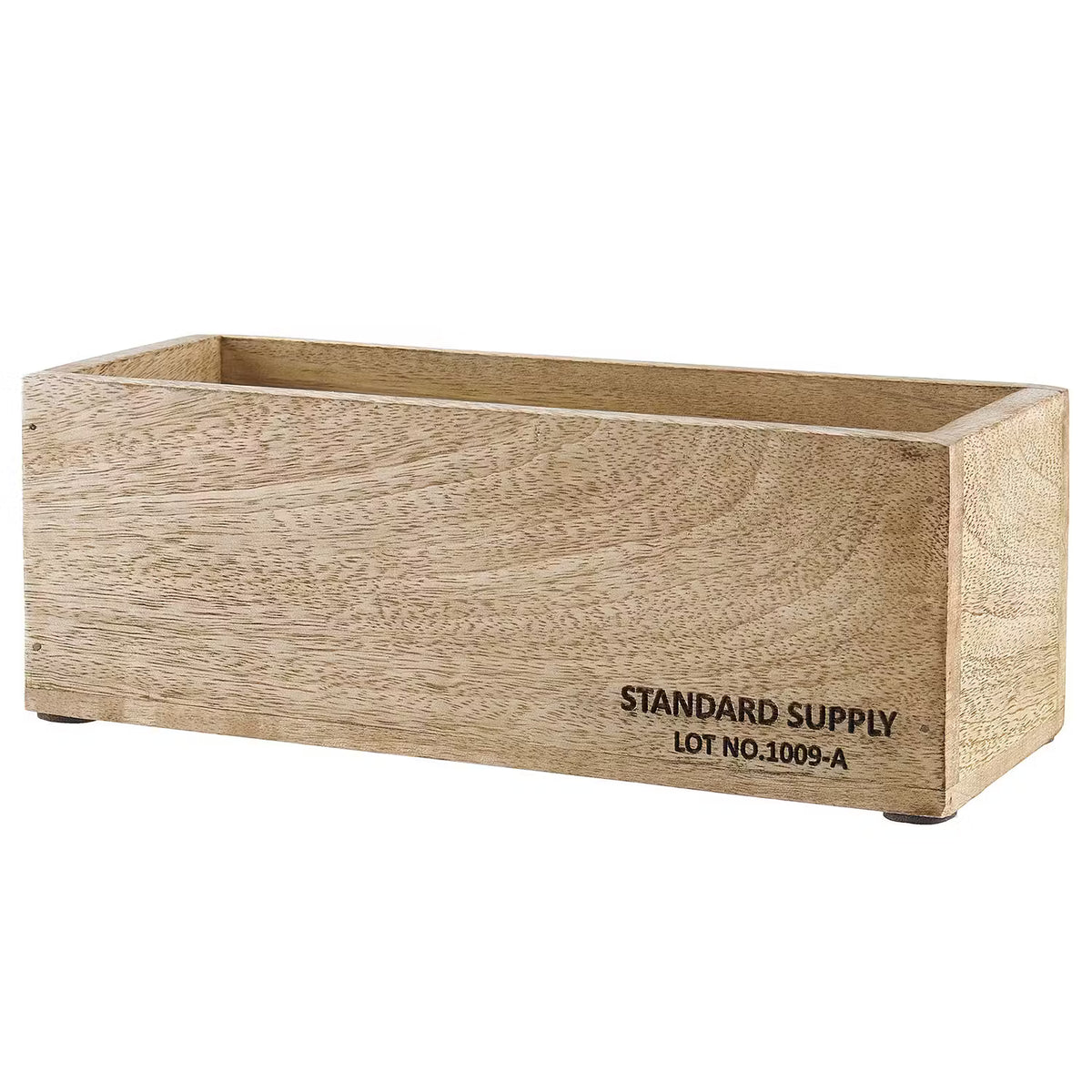 Holzkasten STANDARD SUPPLY - Mangoholz - Natur - Beige