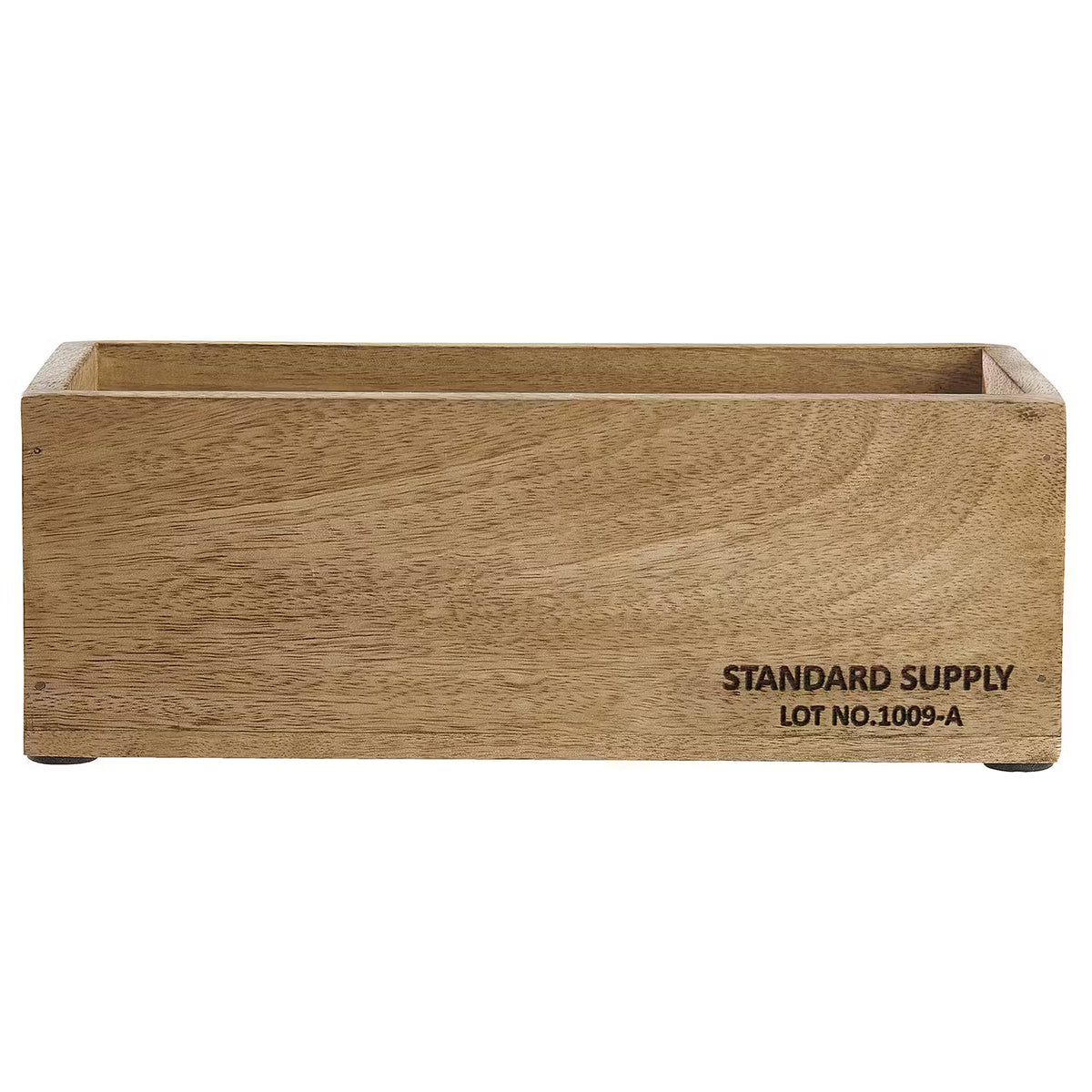 Holzkasten STANDARD SUPPLY - Mangoholz - Natur - Beige