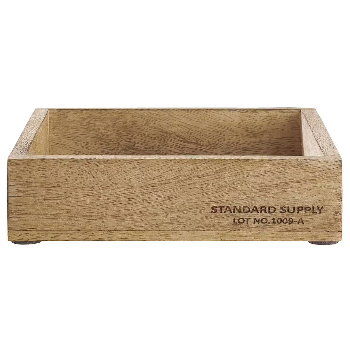 Kasten STANDARD SUPPLY - Mangoholz - Natur - Beige
