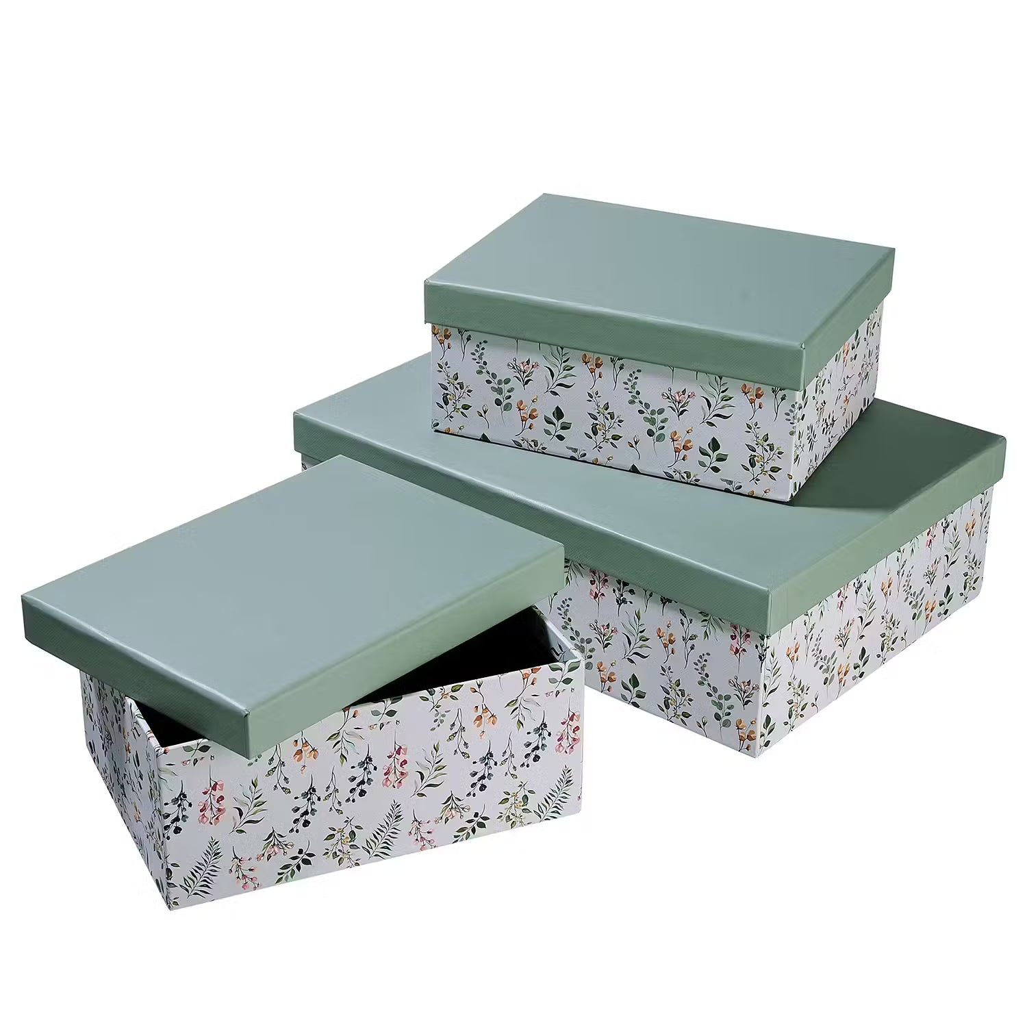 MIA FLEUR Aufbewahrungsbox - Papier / FSC-zertifiziert - Mehrfarbig