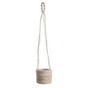 RUSH ROPE Hängekorb - Jute - Natur / Weiß